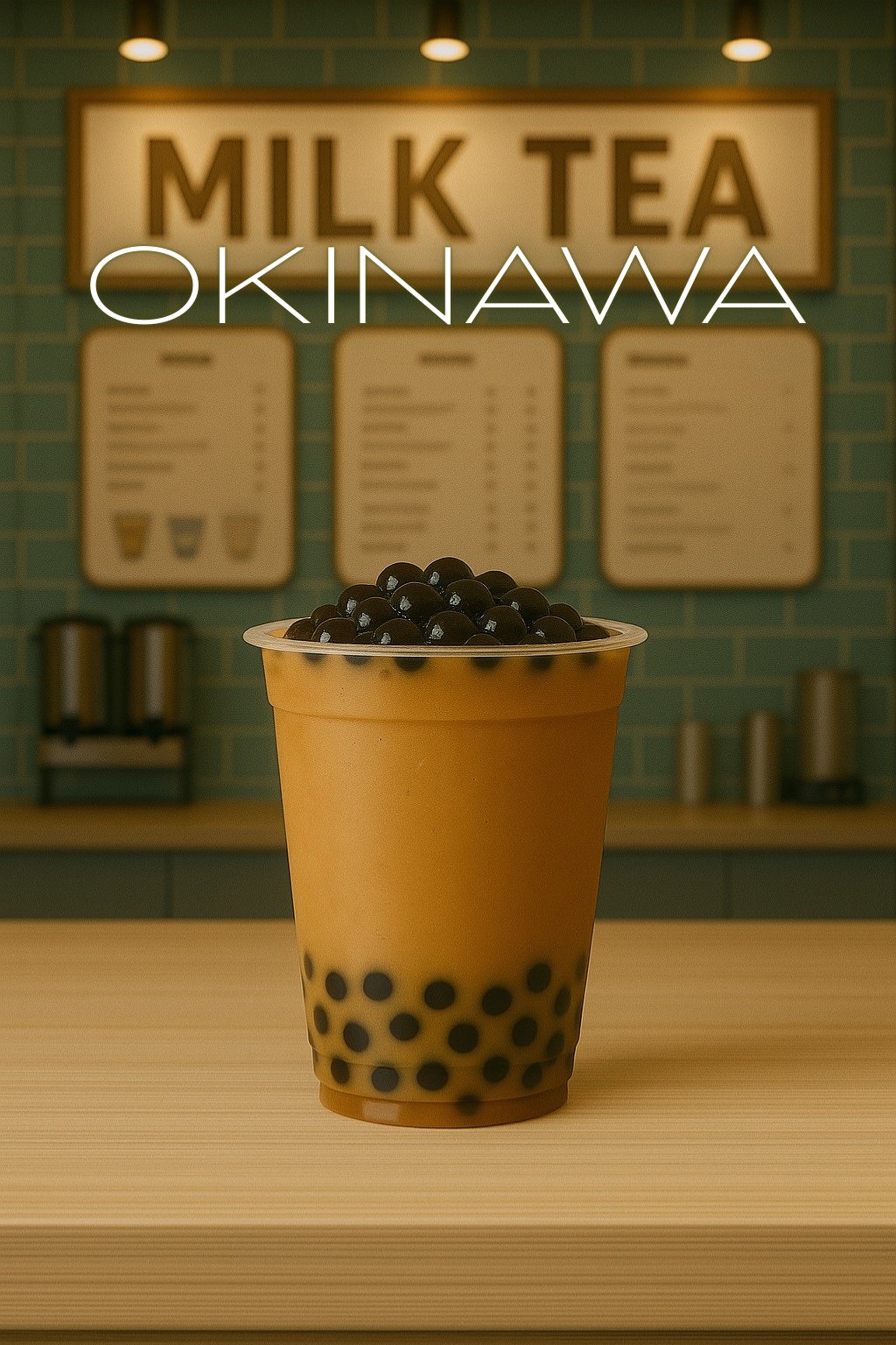 Okinawa brown sugar milk tea